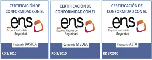 Categorías de Certificación ENS